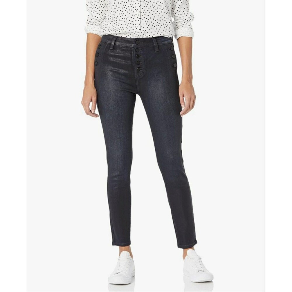 NWOT Paige Emmie high-rise skinny jeans w sailor style button fly Sz 25 YYY